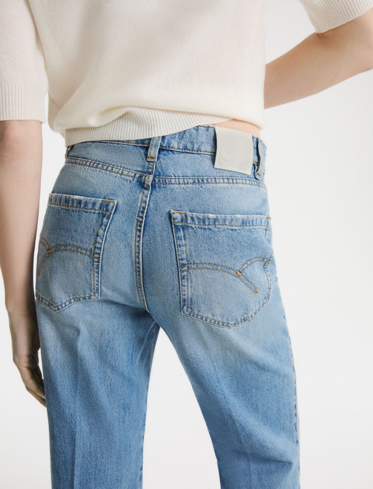 Wide-Leg-Jeans - AZURBLAU - Marella - 6