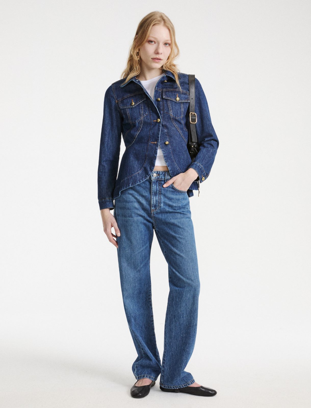 Jean coupe droite - BLEU ELECTRIQUE - Marella - 2