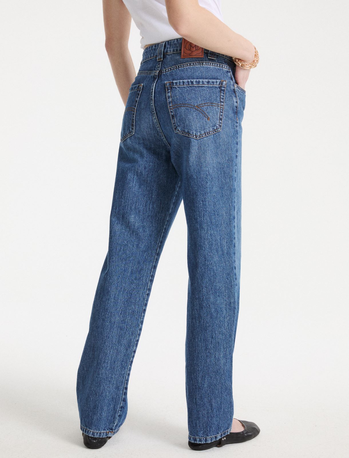 Jean coupe droite - BLEU ELECTRIQUE - Marella - 3