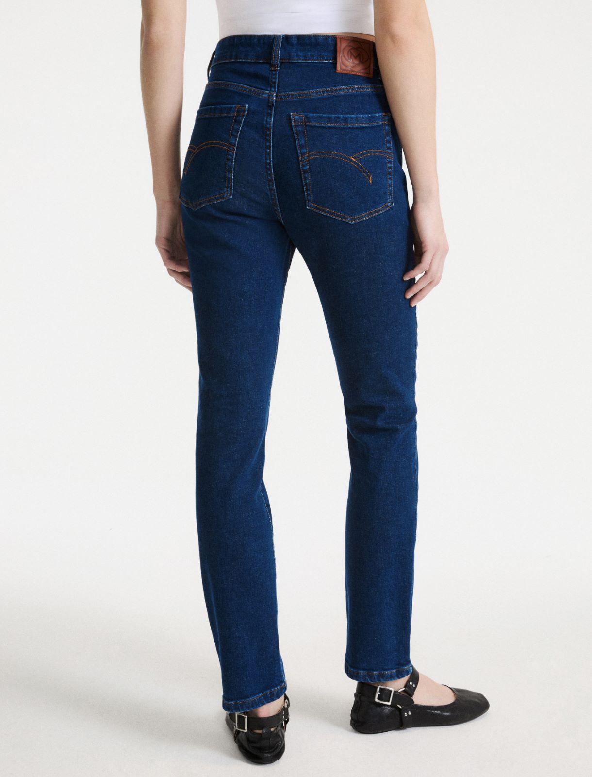 Jean coupe slim en denim stretch - MARINE - Marella - 3