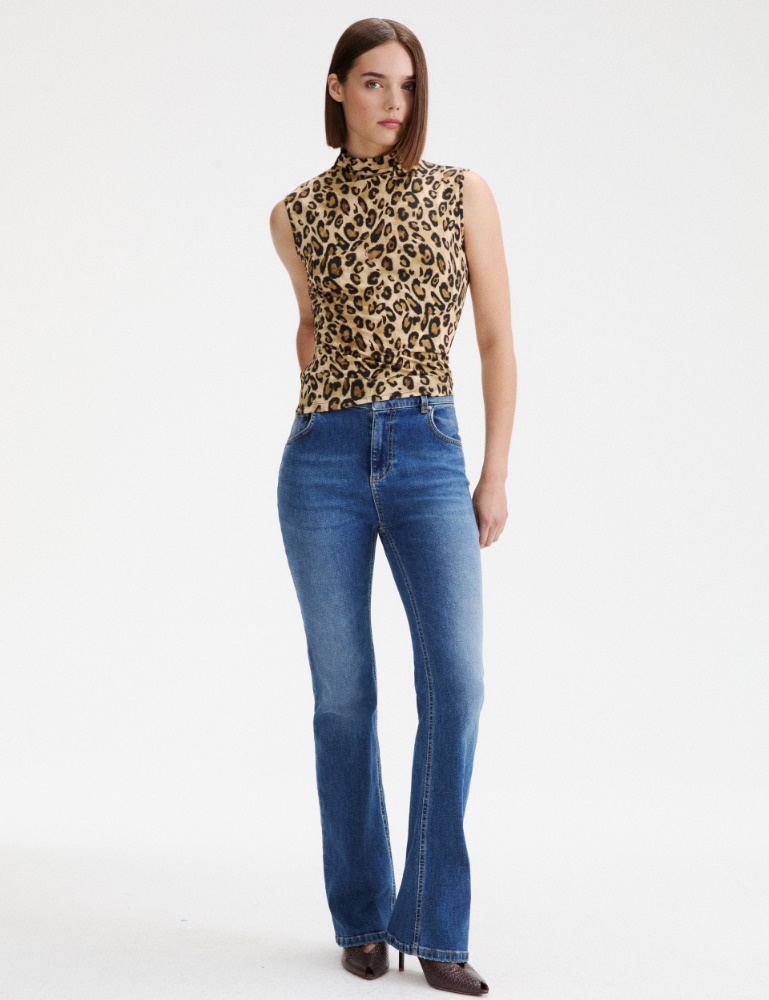 Jean bootcut en denim stretch - Marella