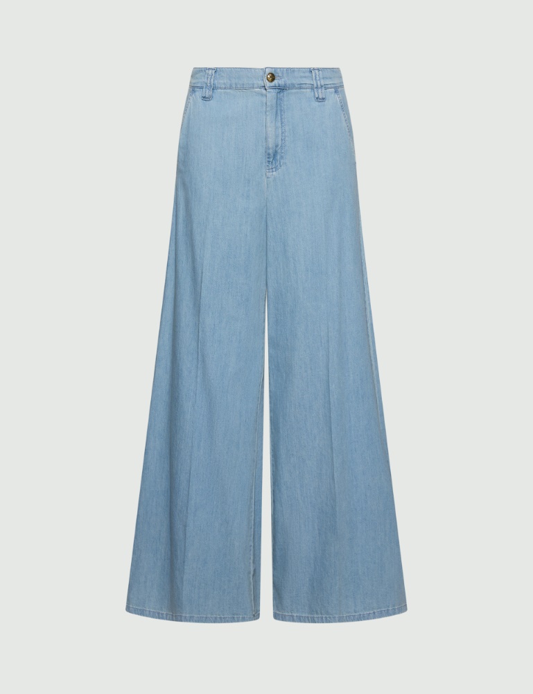 Jean palazzo en denim fluide - Marella