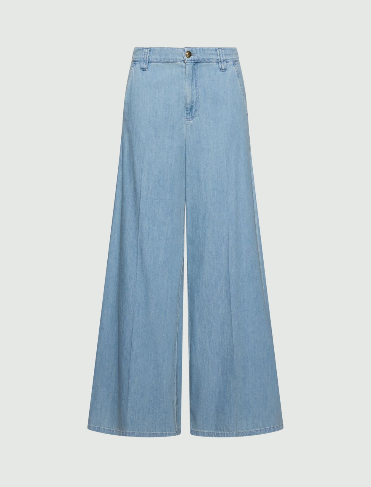 Palazzo jeans in fluid denim - BLUE JEANS - Marella