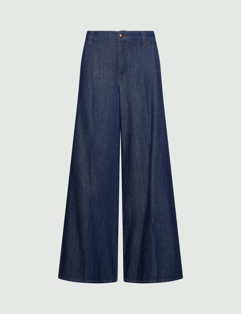 Palazzo jeans in fluid denim - Marella