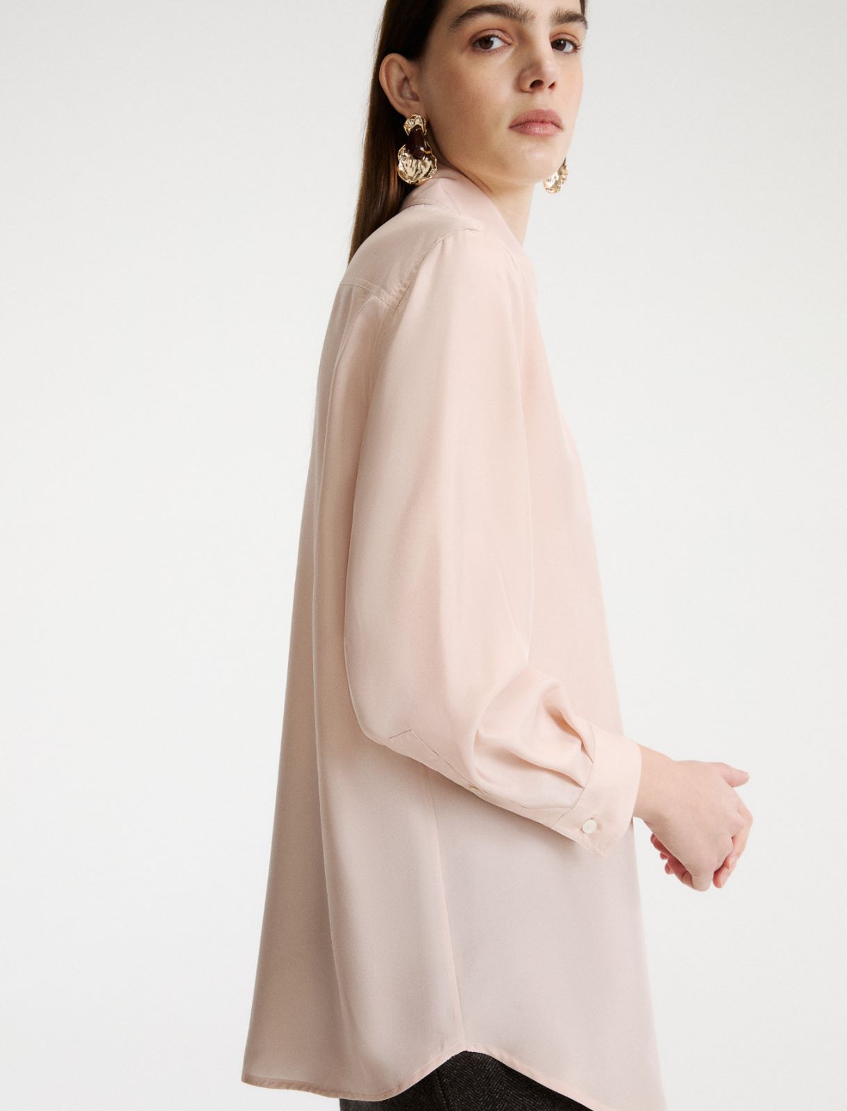 Camicia in seta habotai lavata - CIPRIA - Marella - 5