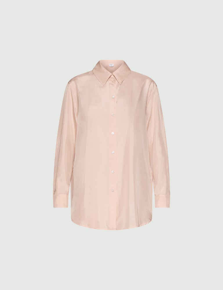 Camicia in seta habotai lavata - Marella