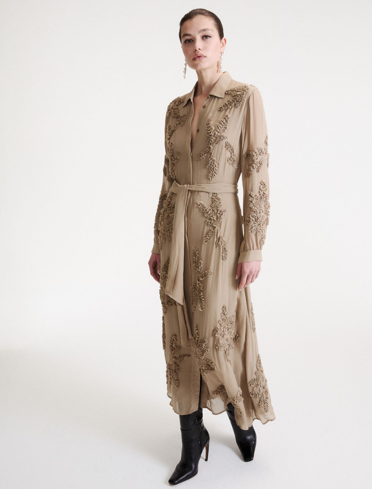 Robe-chemise brodée - ORIGAN - Marella - 4