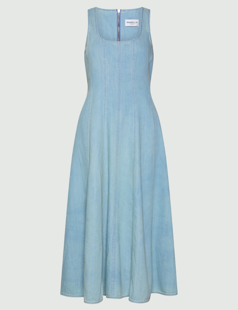 Robe cintrée en denim fluide - Marella