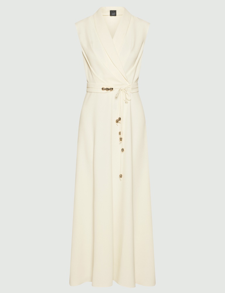 Sleeveless envers satin dress - Marella