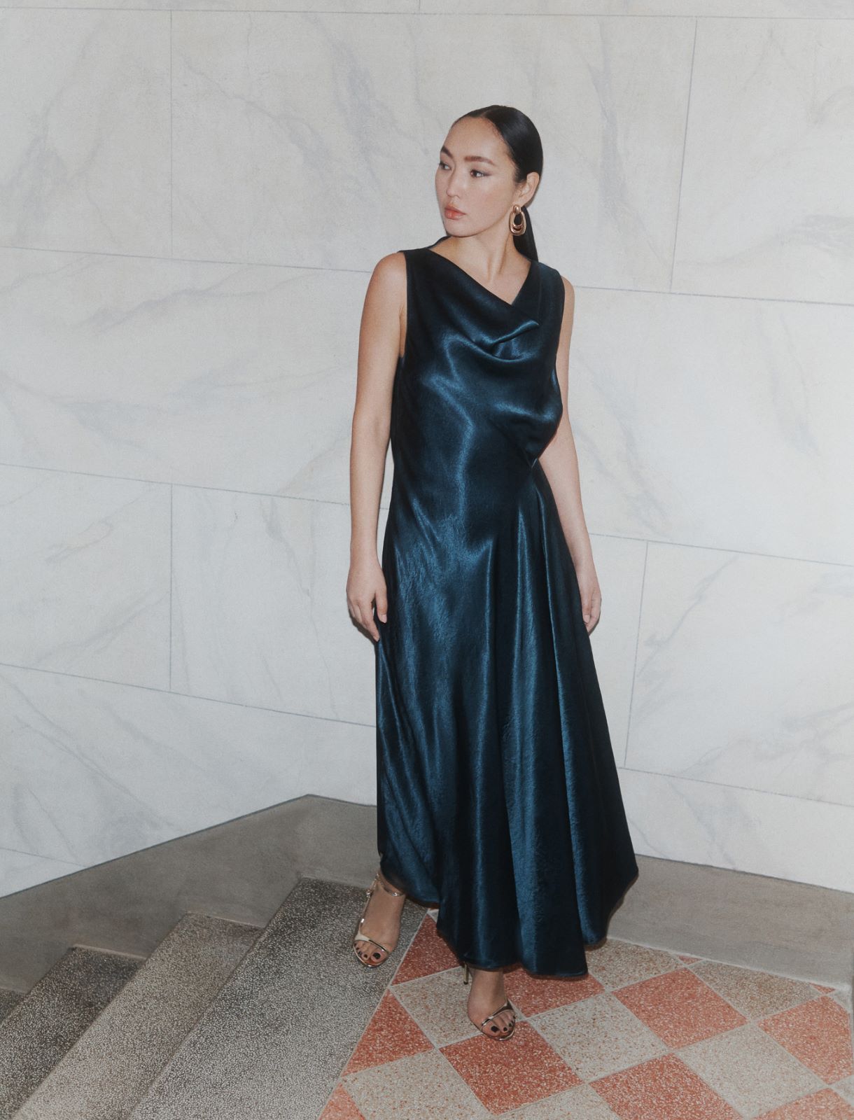 Robe légère en satin - AVIATION - Marella - 4