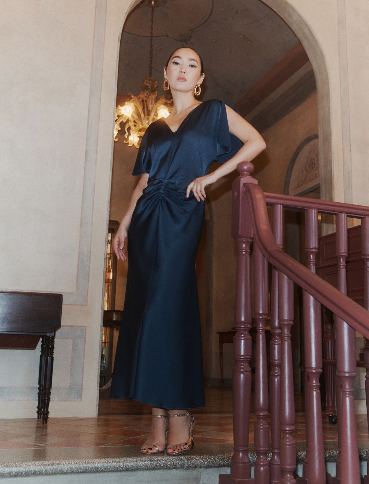 Robe en satin léger - AVIATION - Marella - 2