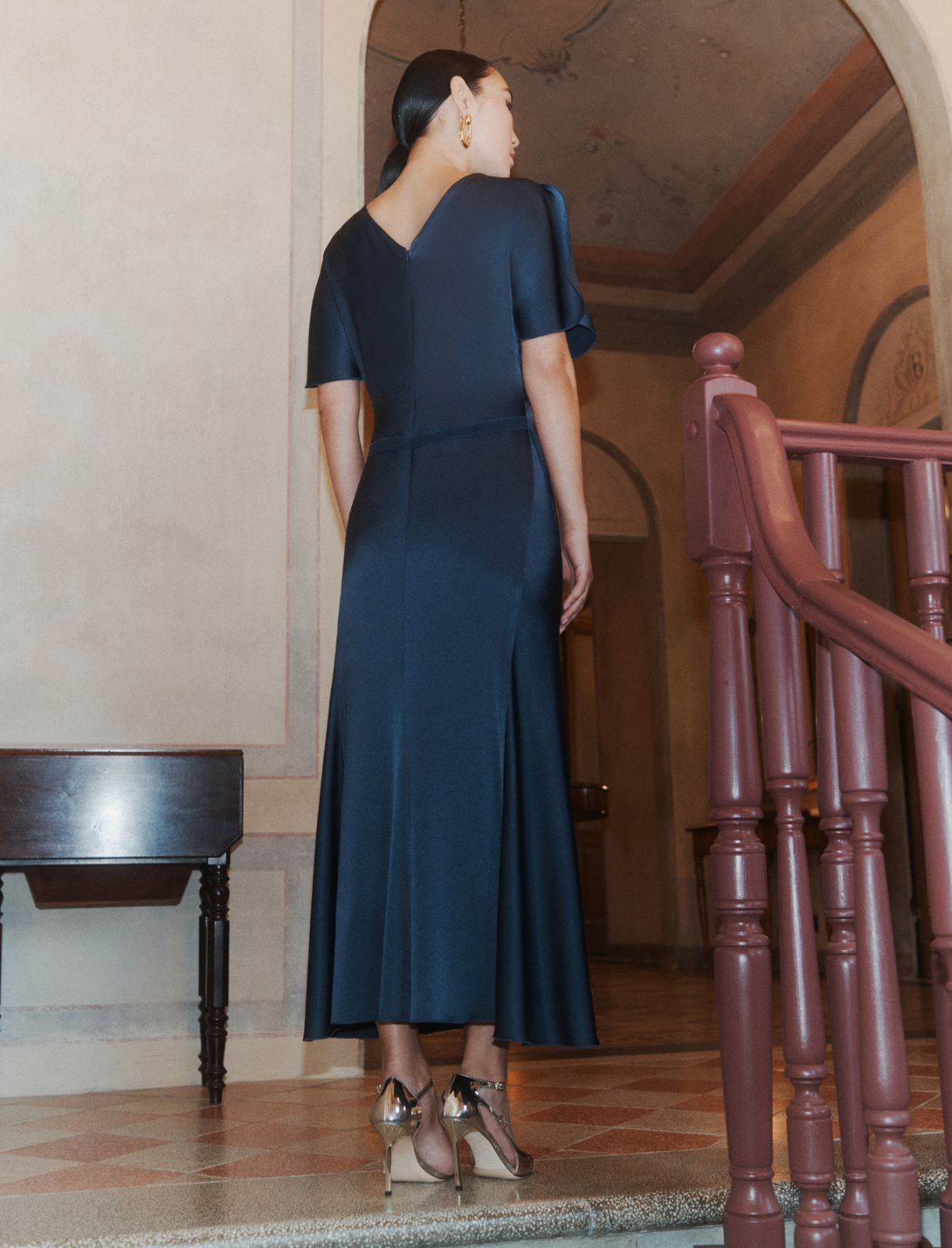 Robe en satin léger - AVIATION - Marella - 3