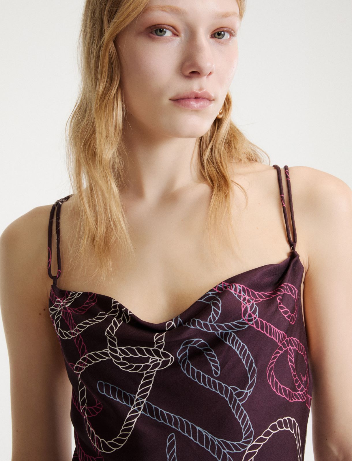 Slipdress aus Twill - BORDEAUX - Marella - 5