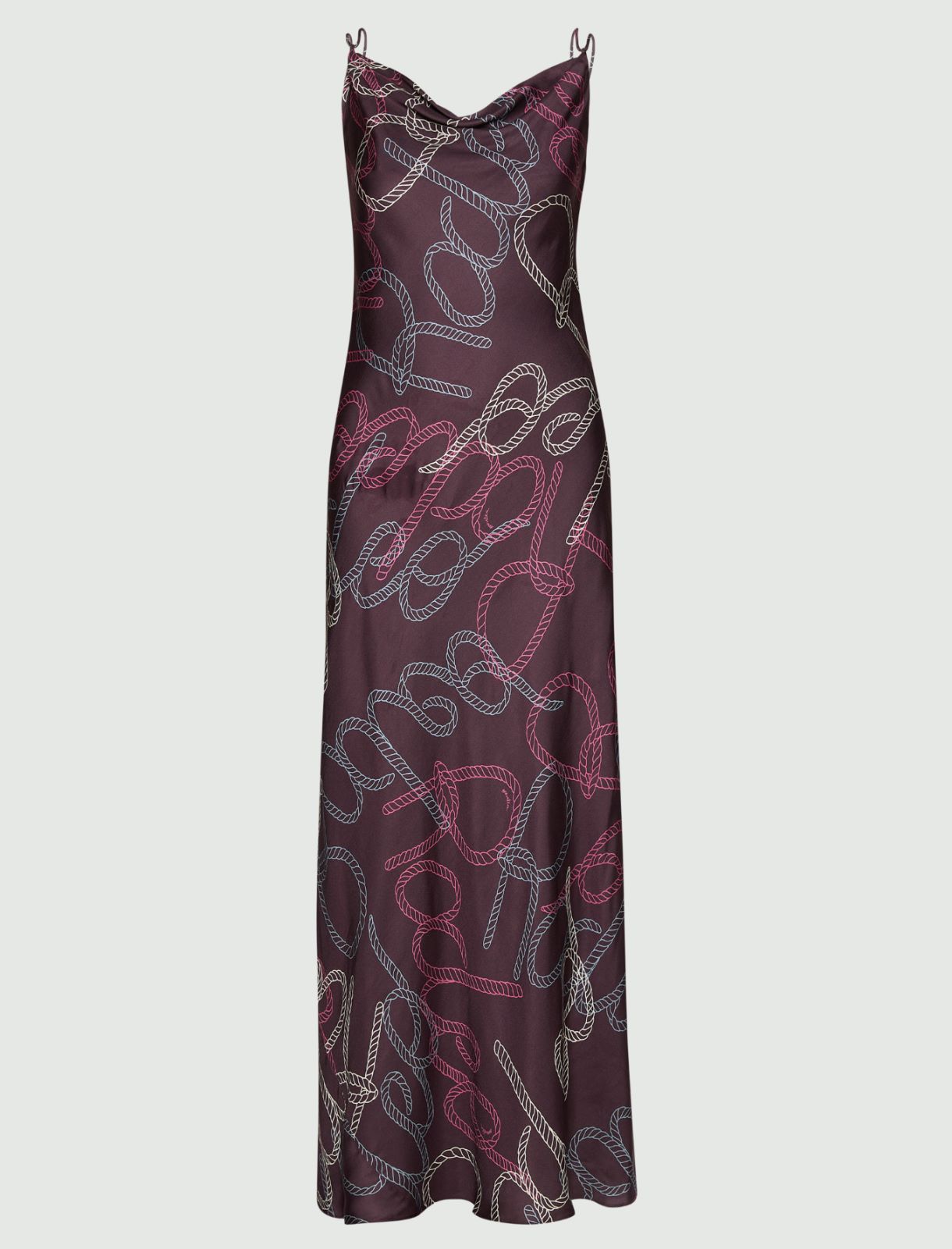Slipdress aus Twill - BORDEAUX - Marella
