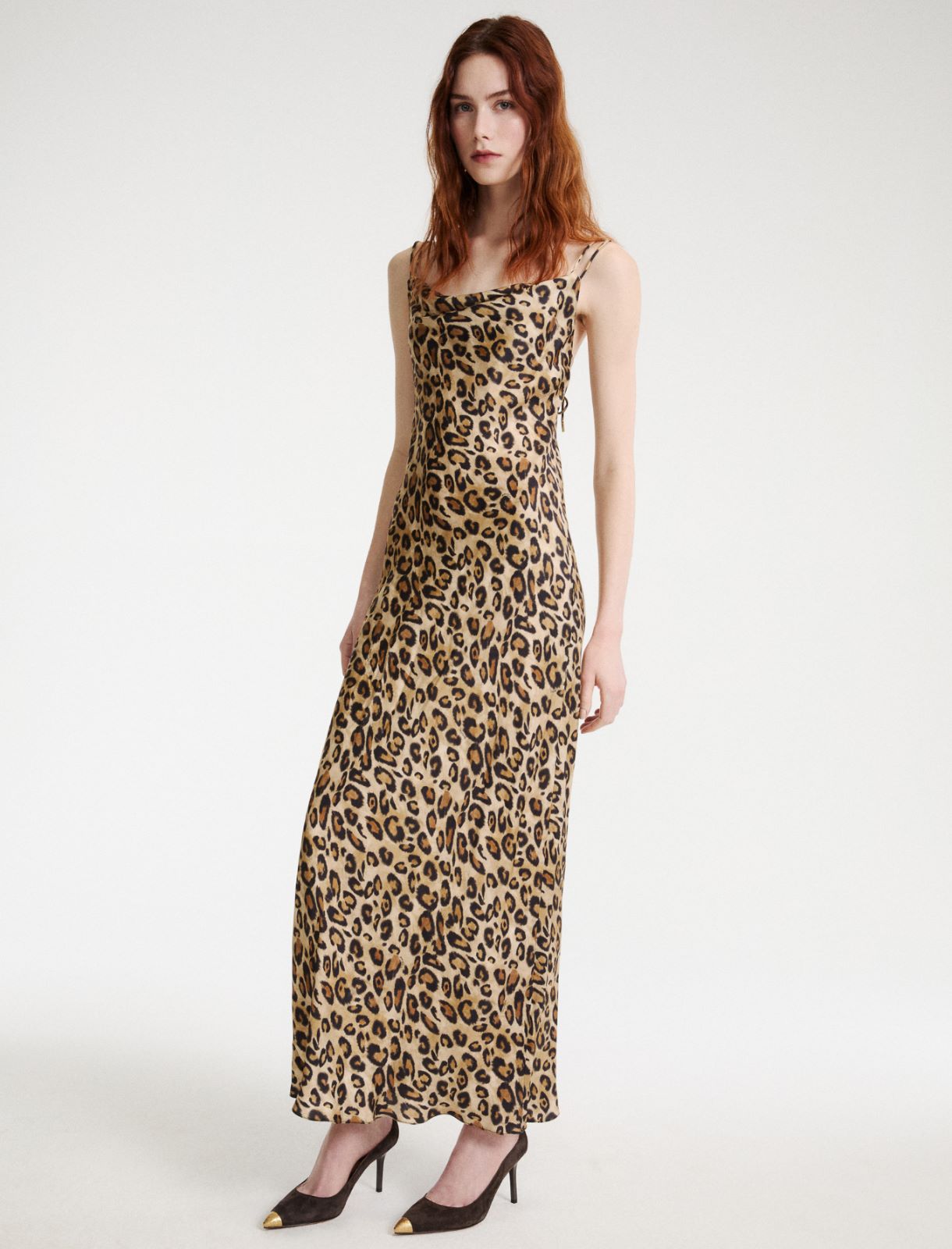 Slipdress aus Twill - BEIGE - Marella - 4