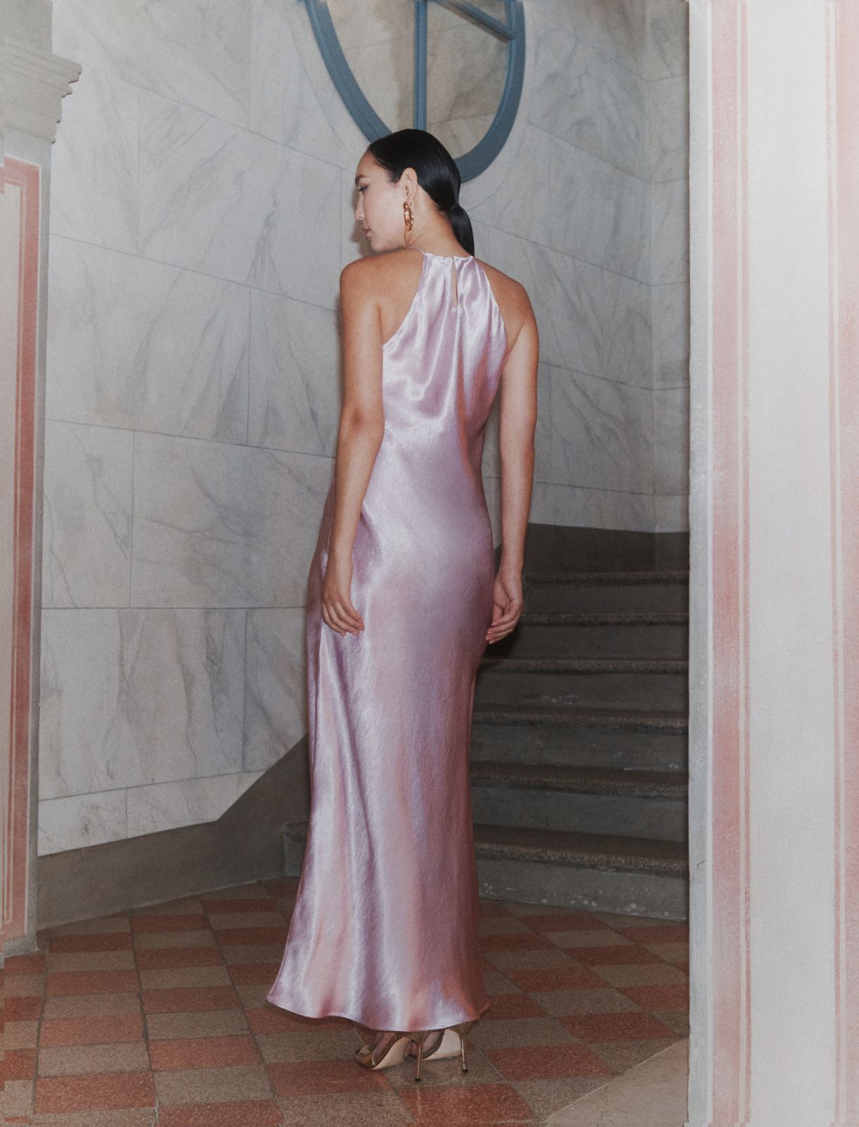 Ärmelloses Kleid aus Satin - ROSA - Marella - 3