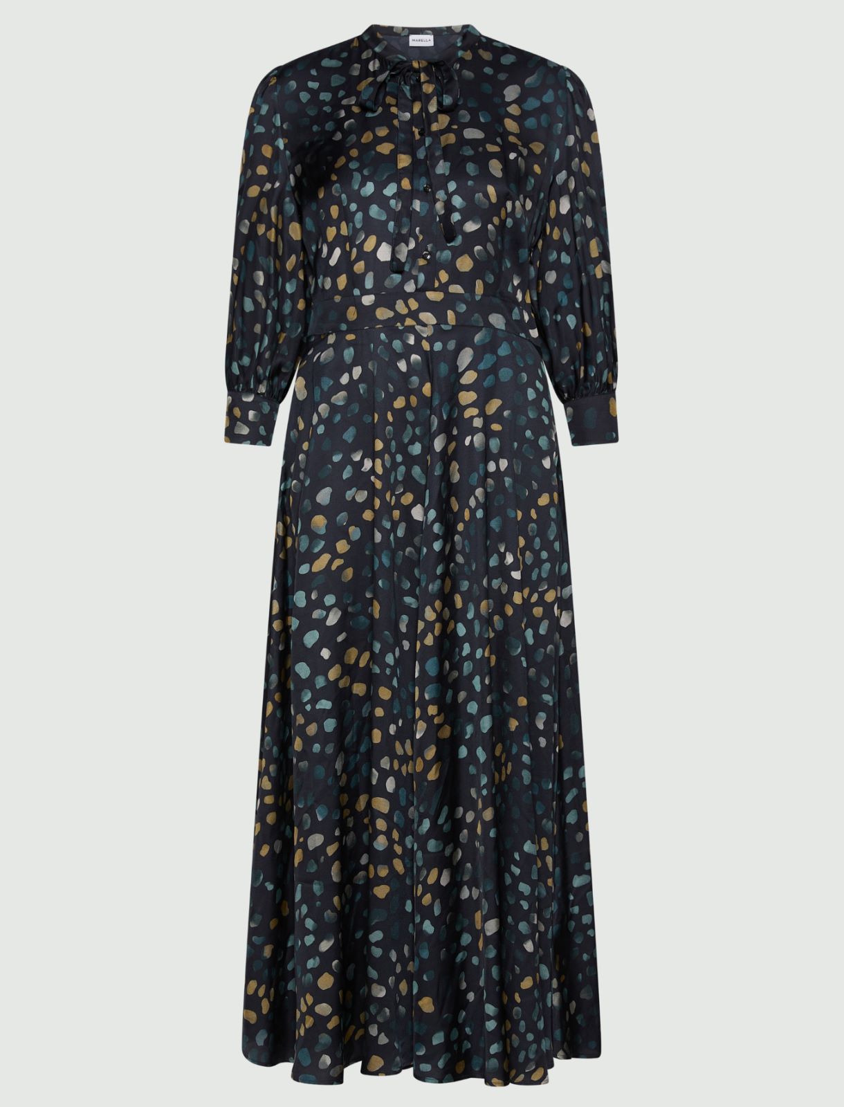 Hemdblusenkleid mit Bändern - NAVYBLAU - Marella