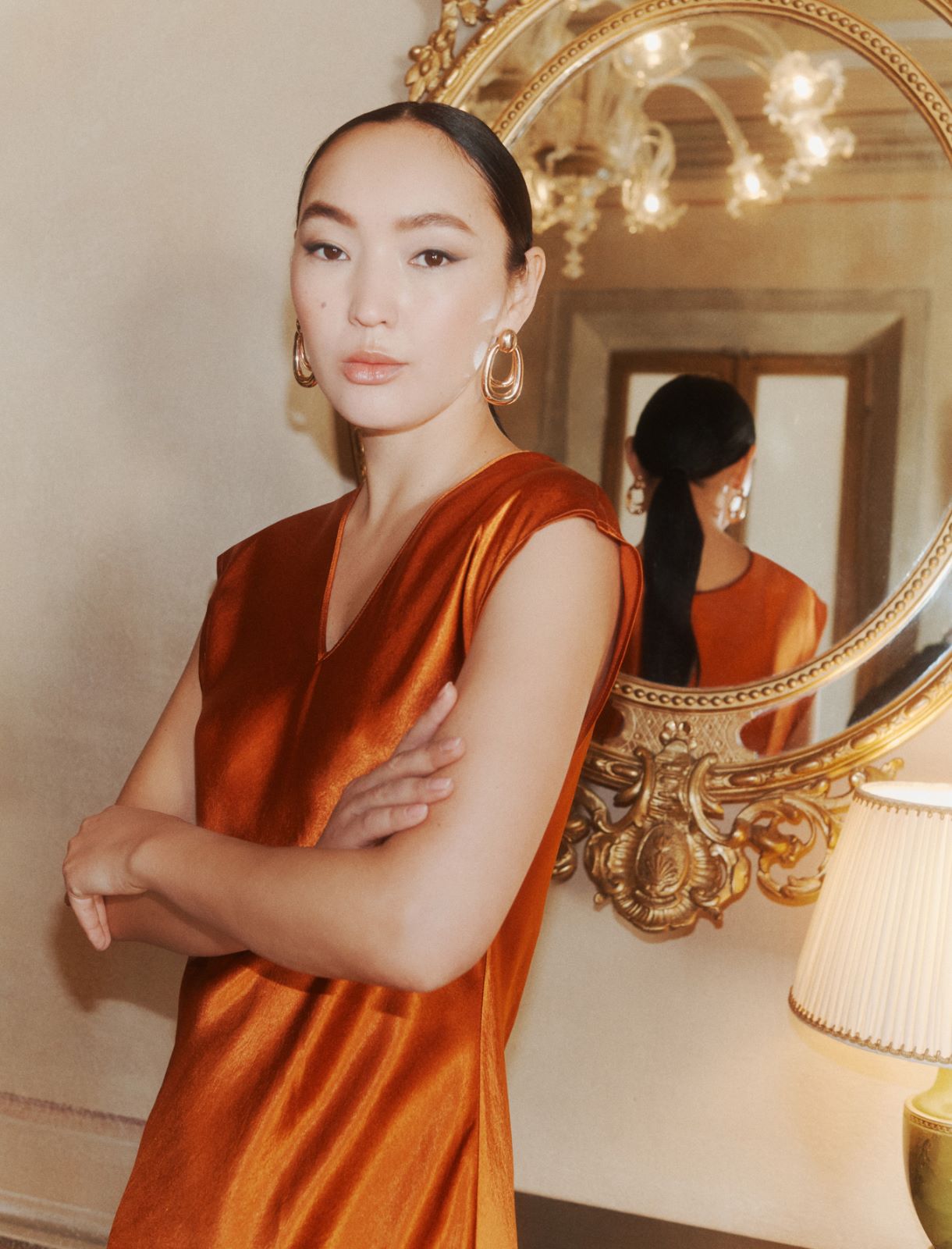 Robe à décolleté dans le dos - ROUILLE - Marella - 5