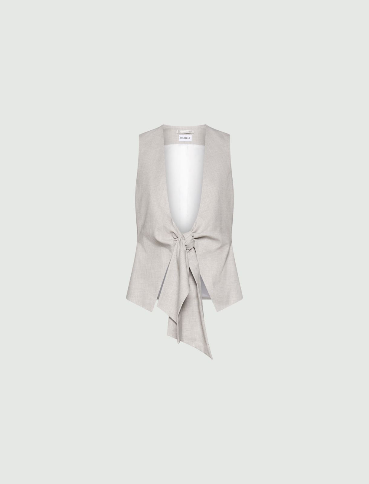 Gilet à nœud - GRIS CLAIR - Marella