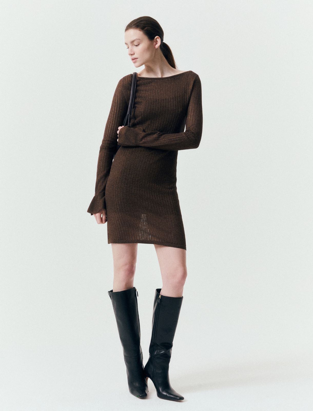 Knit dress - BROWN - Marella - 2