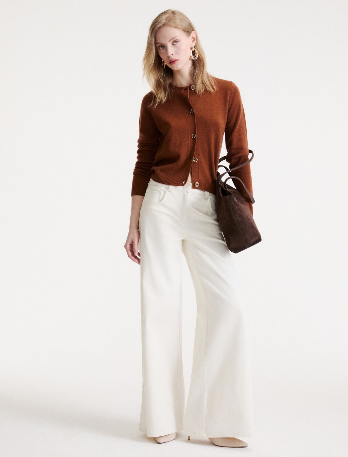 Cardigan en pur cachemire - TABAC - Marella - 2