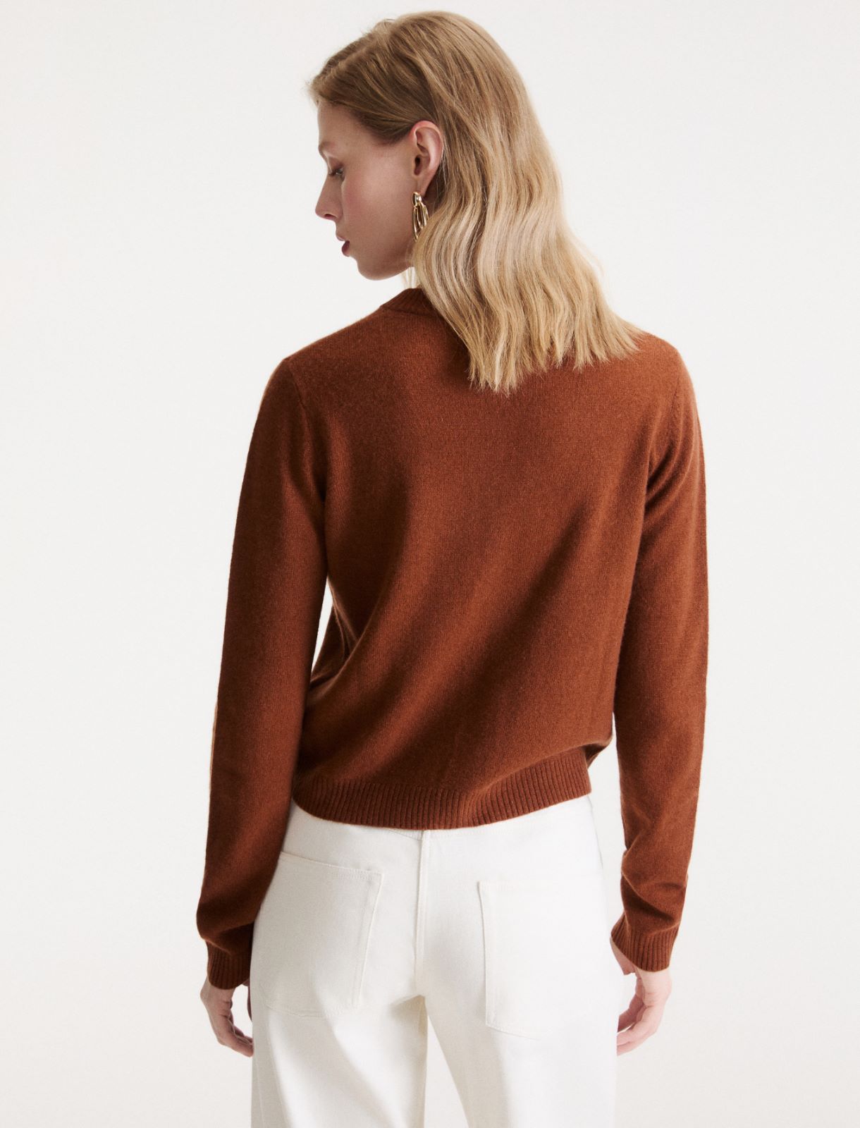 Cardigan en pur cachemire - TABAC - Marella - 3