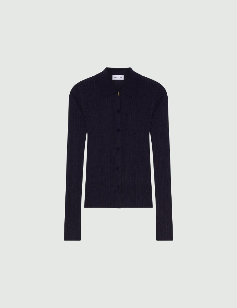 Wool-blend polo jumper - Marella