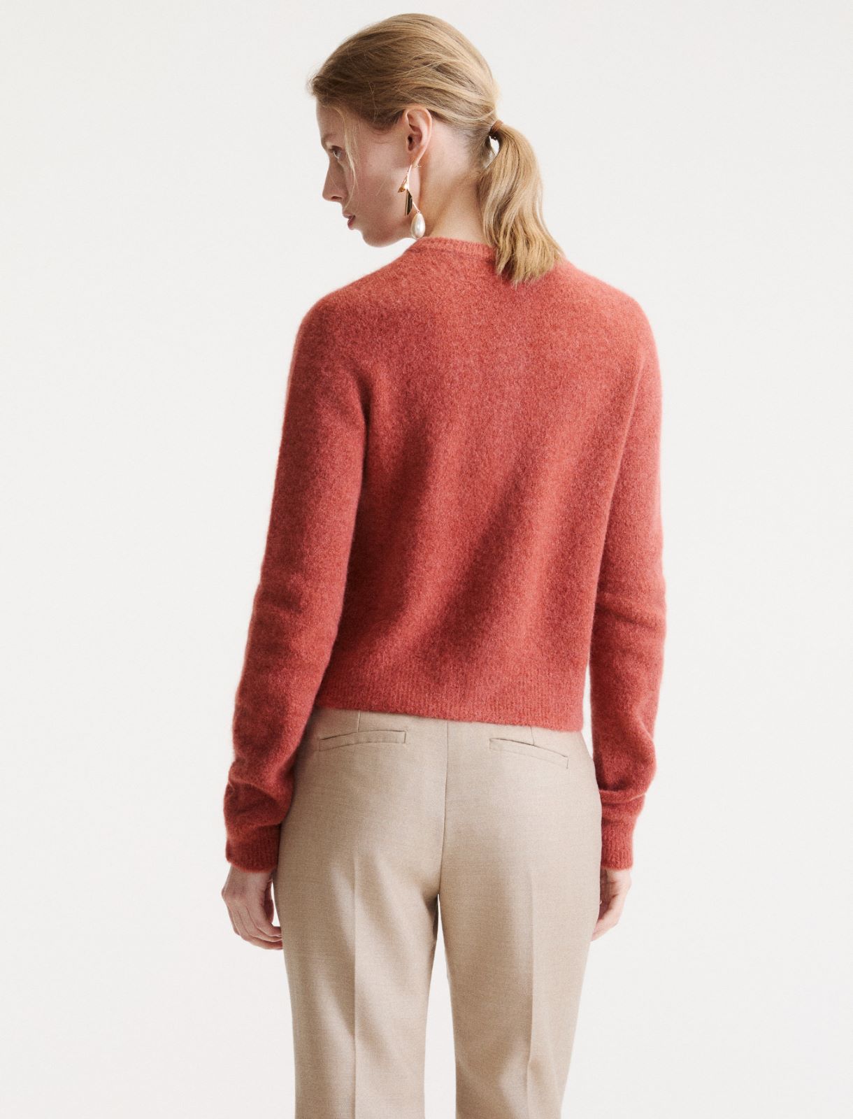 Alpaca cardigan - TERRA COTTA - Marella - 3