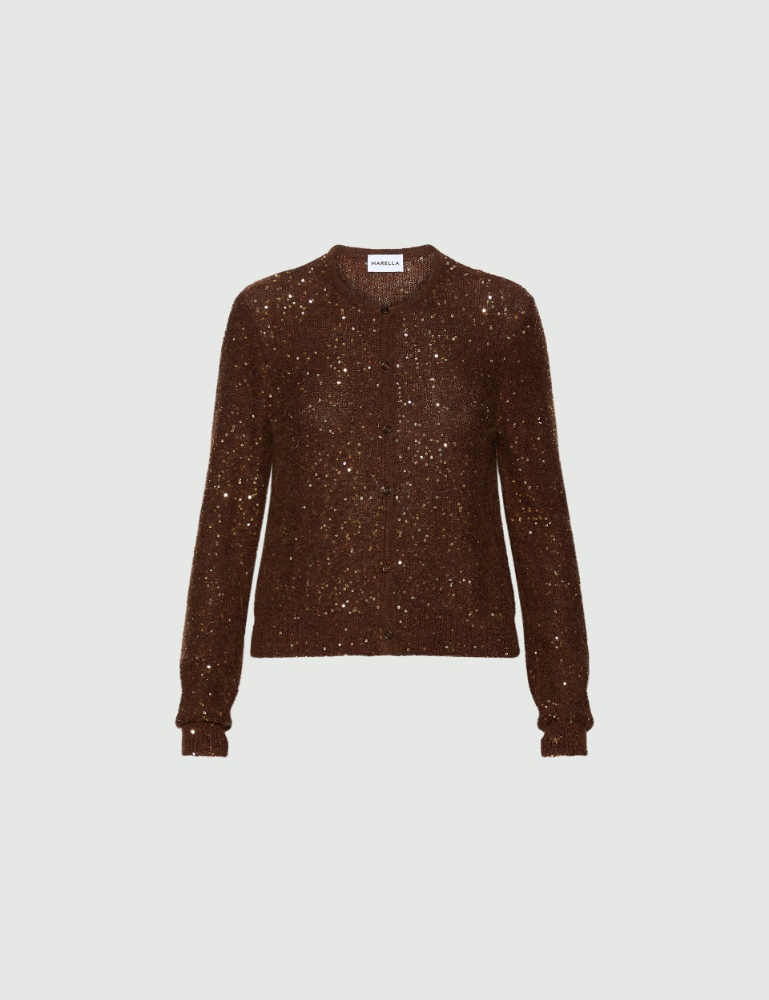 Sequinned alpaca cardigan - Marella