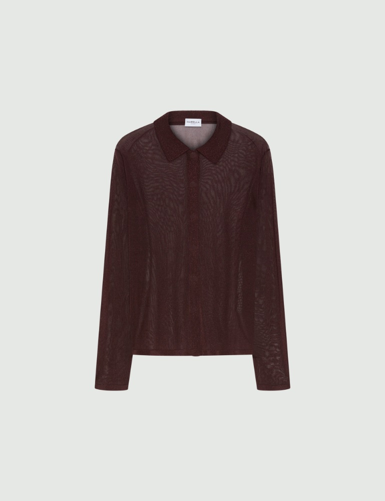Viscose and lurex shirt - Marella