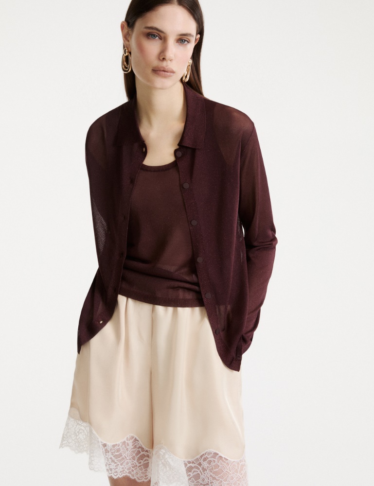 Viscose and lurex shirt - Marella