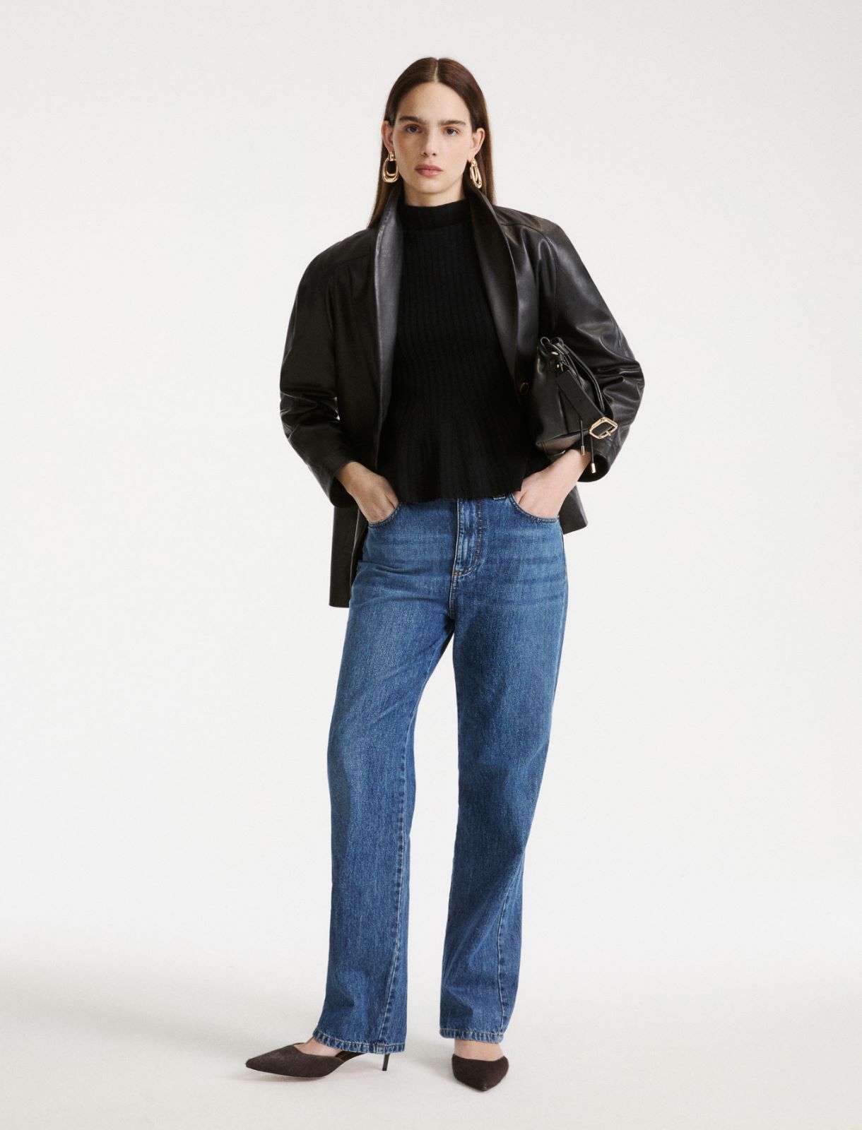 Top sin mangas fit and flare - NEGRO - Marella - 2