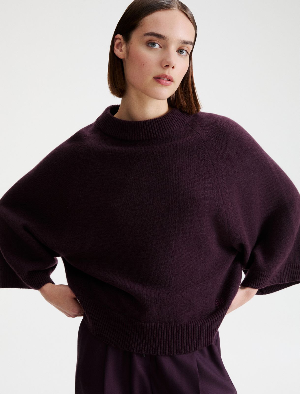 Maglia dritta in pura lana - MORA - Marella - 5