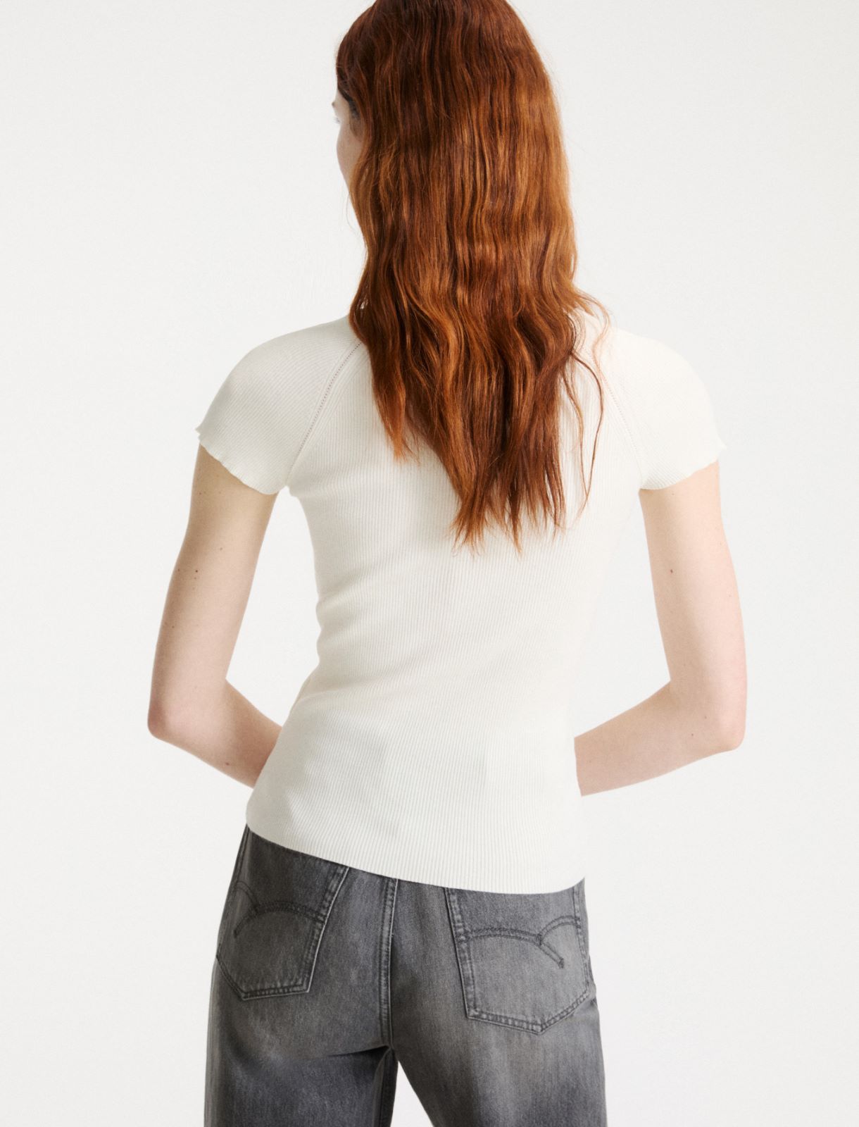 Viscose-blend T-shirt - WHITE - Marella - 3