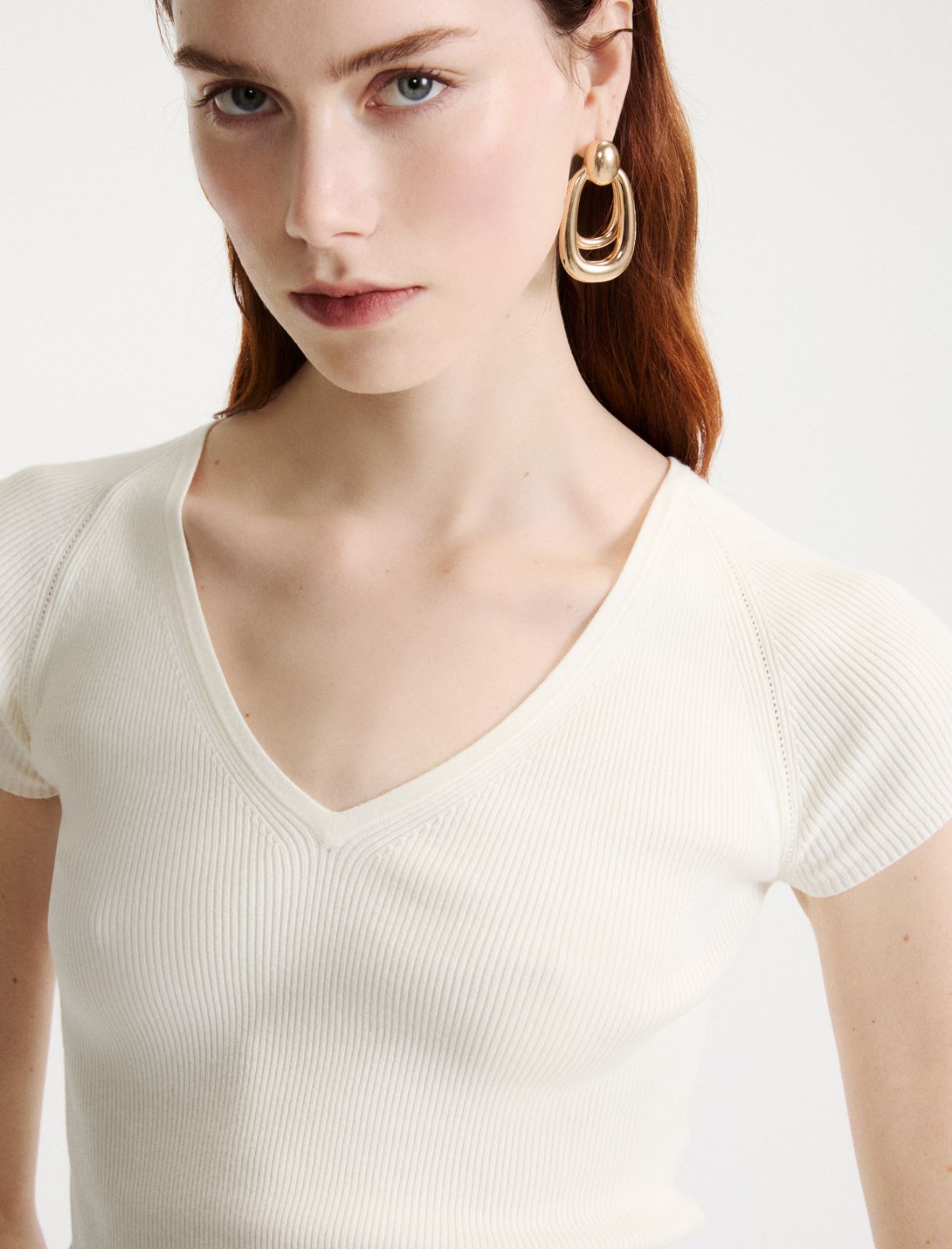 Viscose-blend T-shirt - WHITE - Marella - 5
