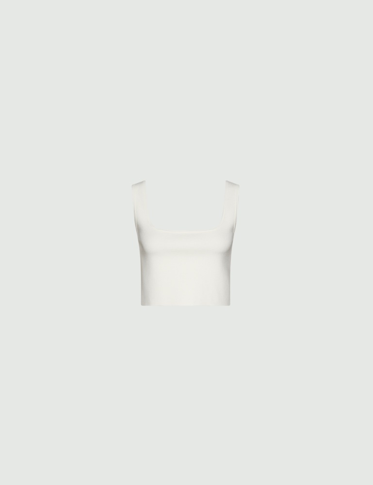 Viscose-knit cropped top - Marella