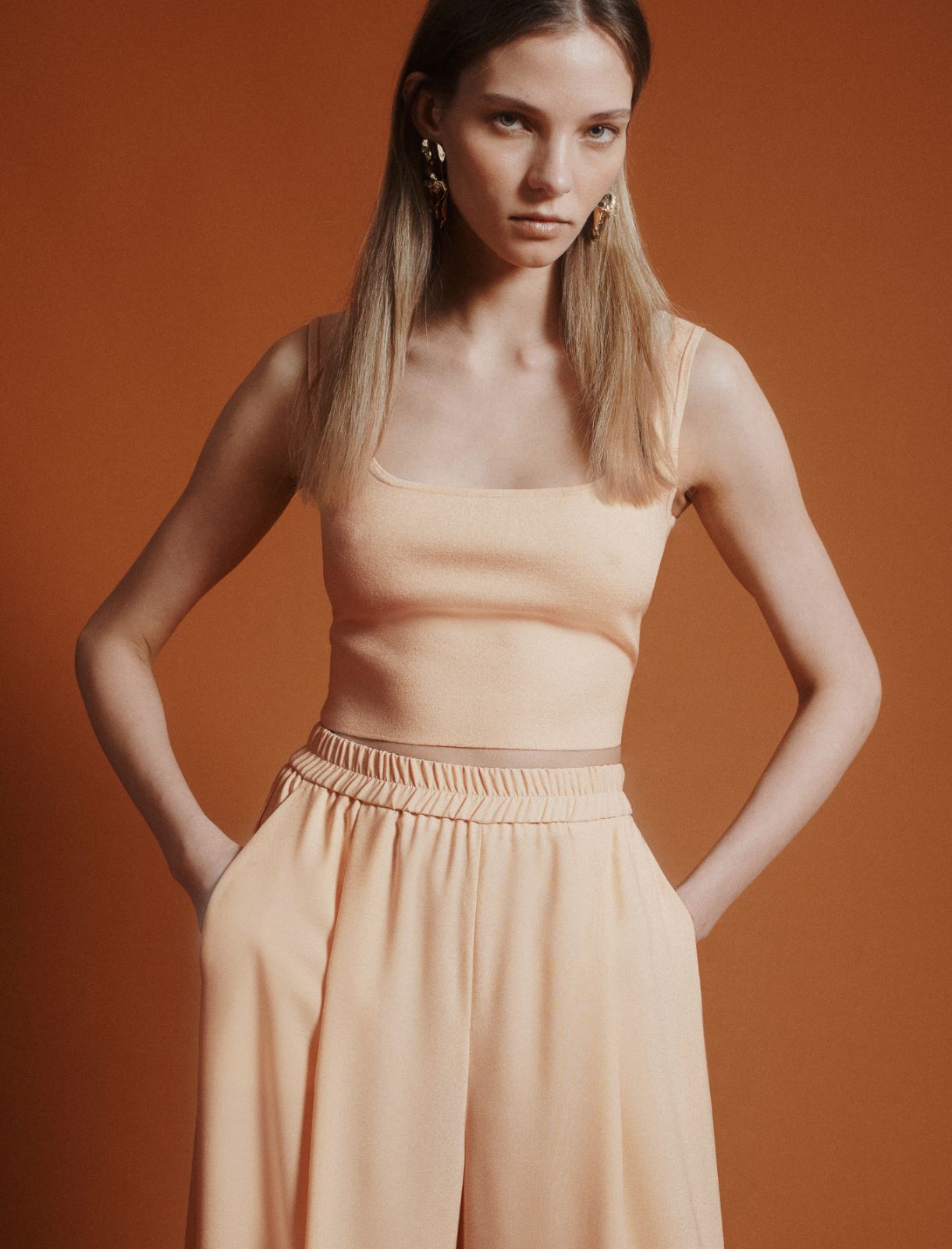 Viscose-knit cropped top - NUDO - Marella - 4