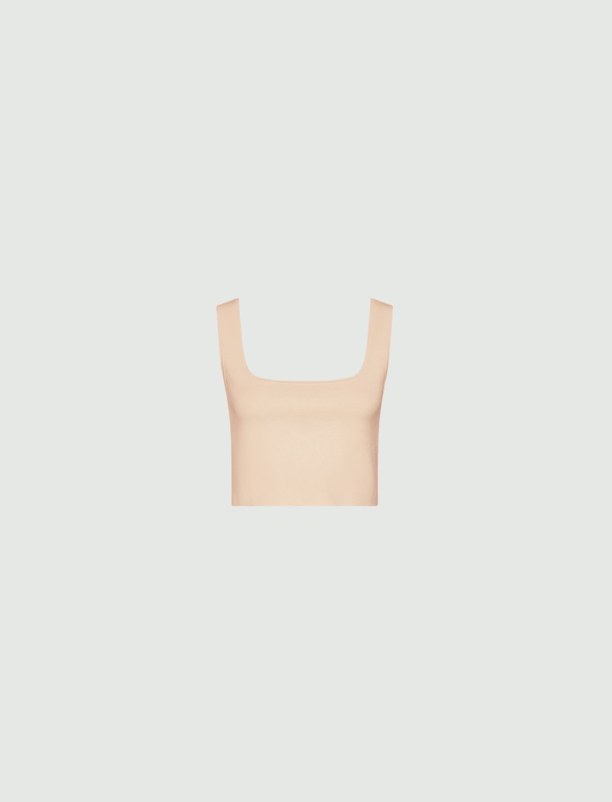 Viscose-knit cropped top - NUDO - Marella