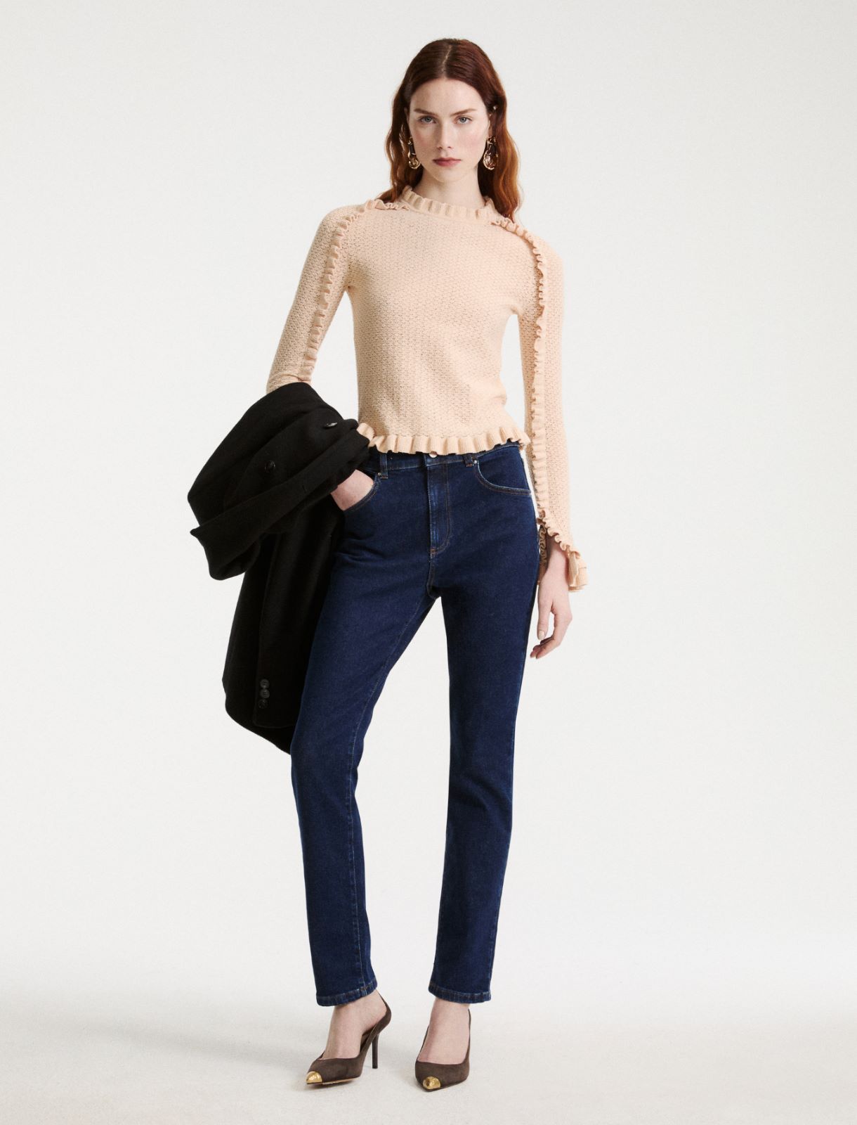 Maglia aderente in filato bouclé - MIELE - Marella - 2