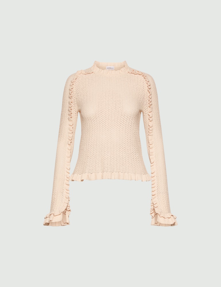 Maglia aderente in filato bouclé - Marella