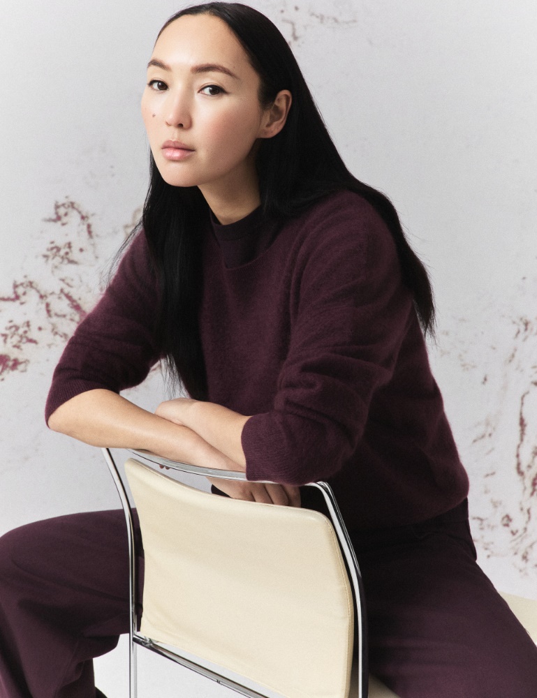 Cashmere-blend crew-neck jumper - Marella