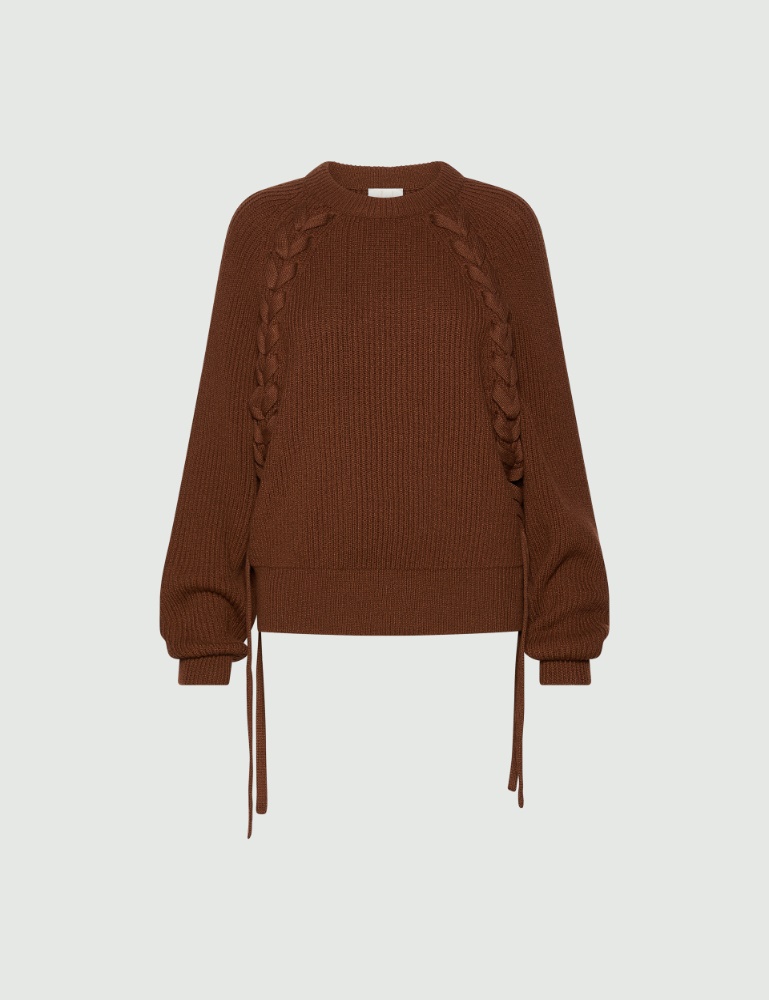 Pure wool fisherman's rib jumper - Marella
