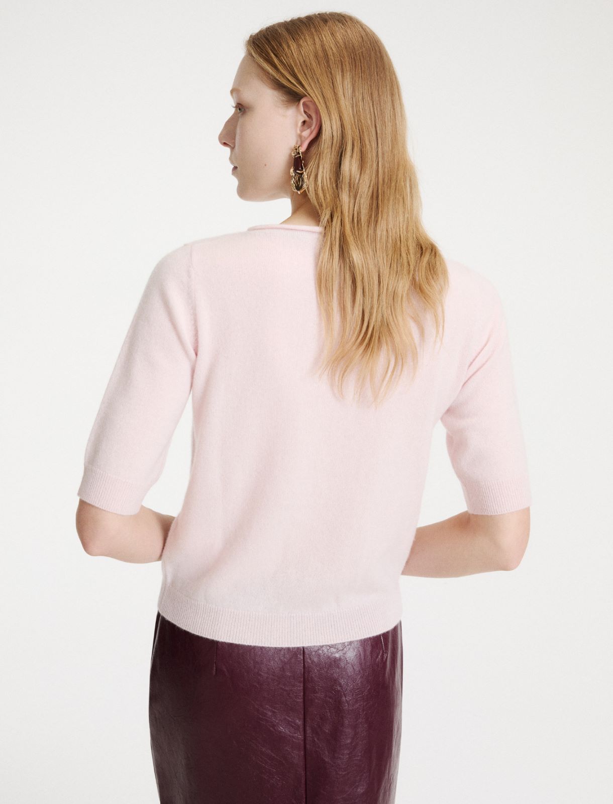3/4-sleeve cashmere jumper - PINK - Marella - 3