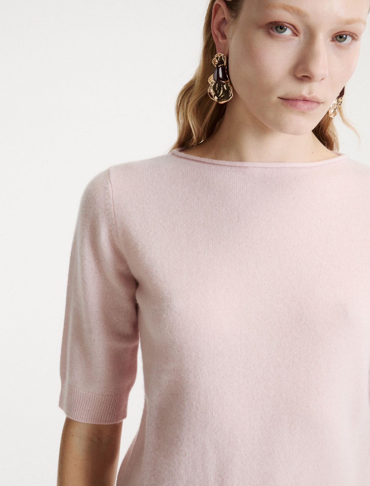 3/4-sleeve cashmere jumper - PINK - Marella - 5