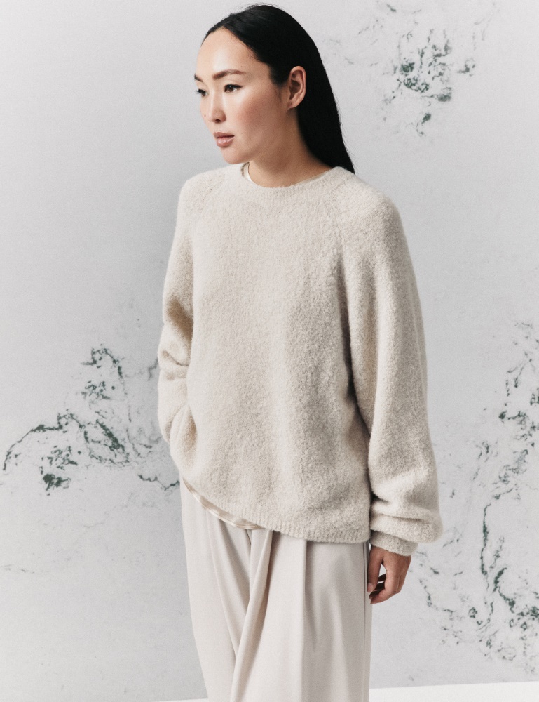 Suri alpaca bouclé jumper - Marella