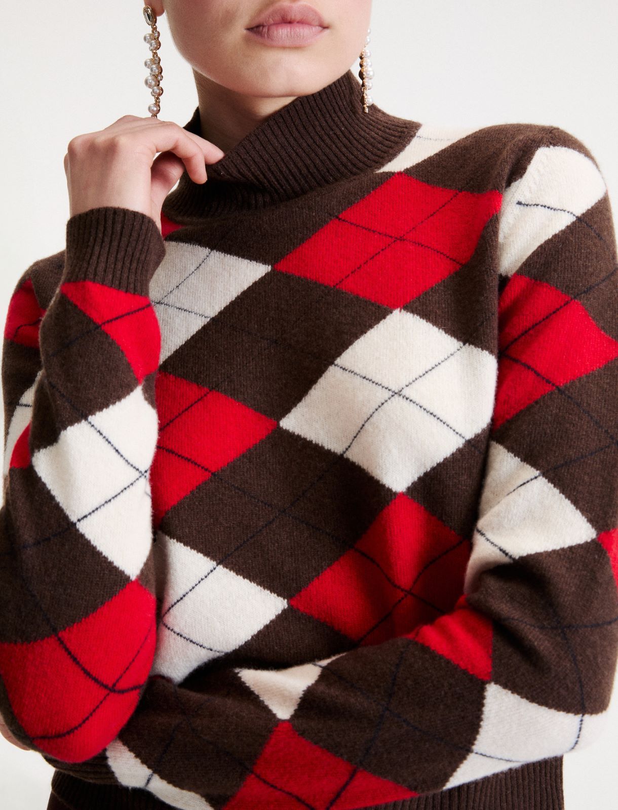 Cashmere-blend jumper - RED - Marella - 5