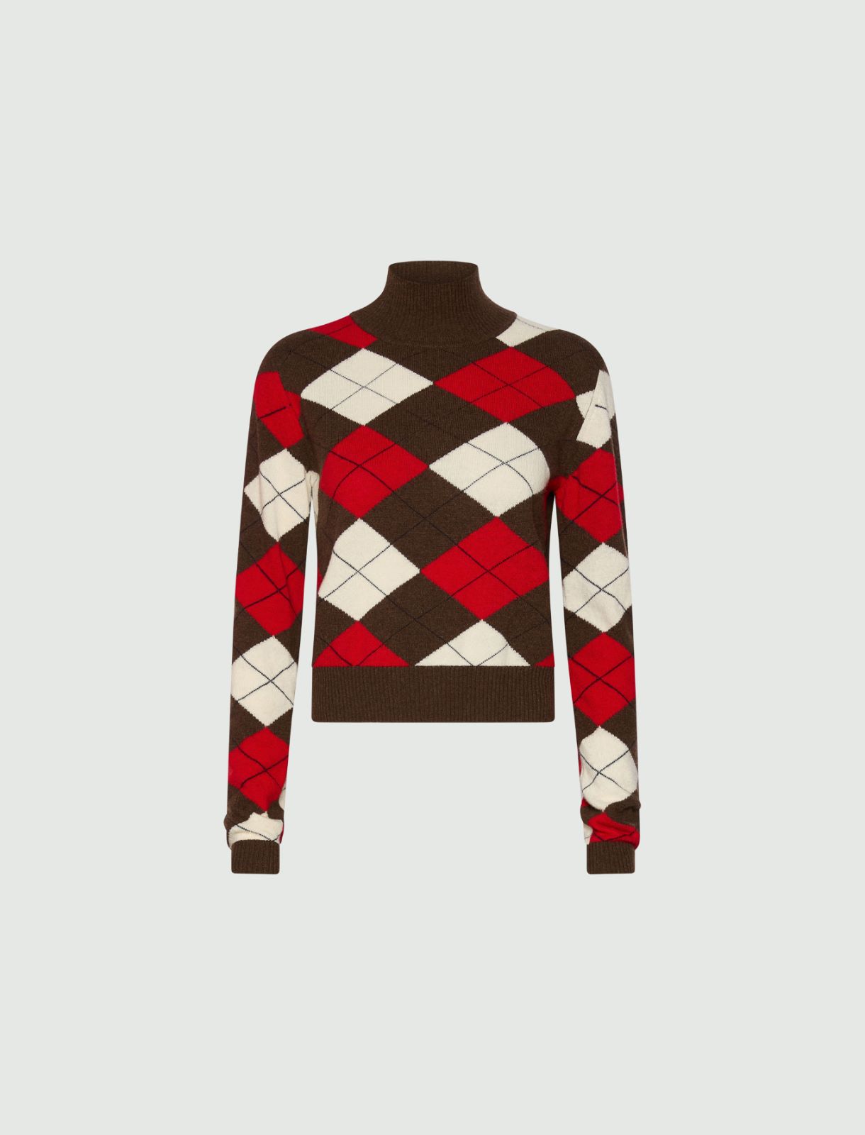 Cashmere-blend jumper - RED - Marella