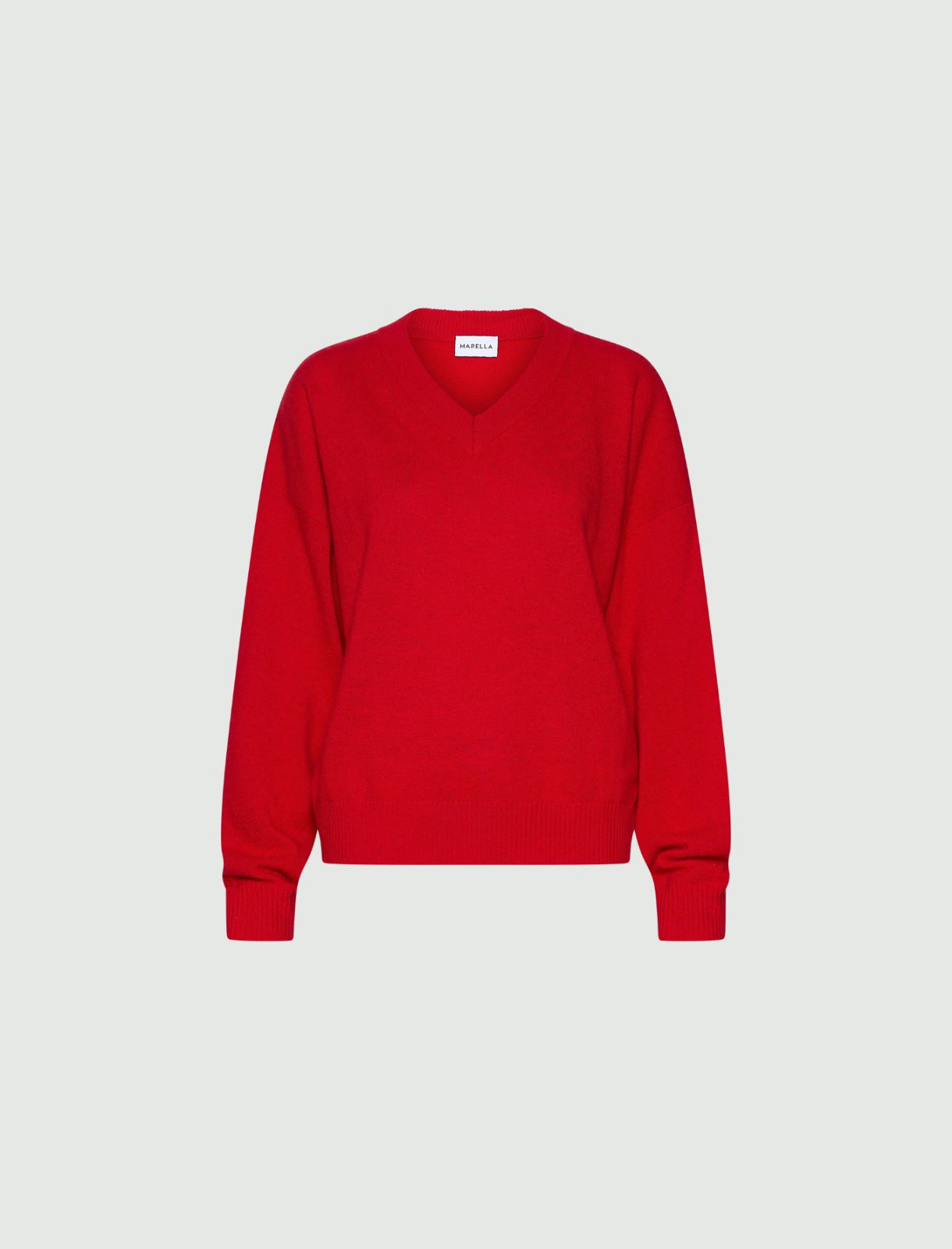 V neck jumper - RED - Marella