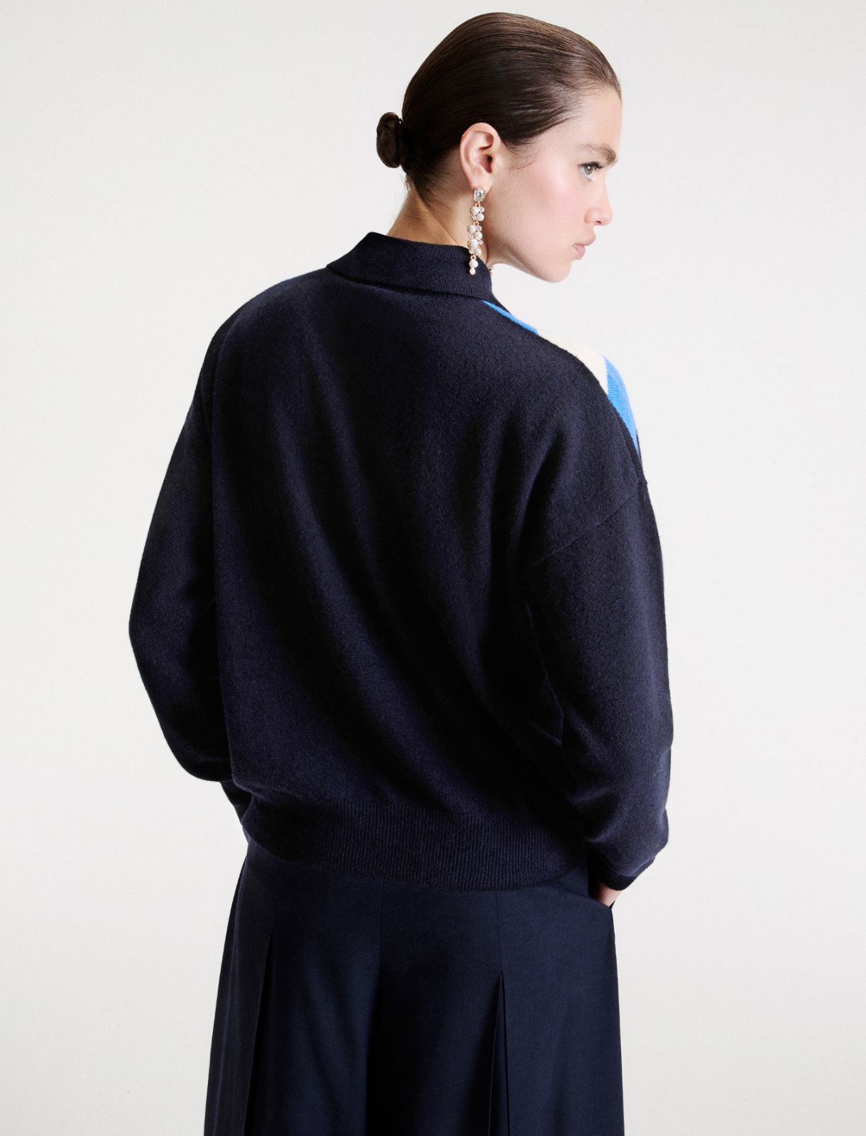 Polo jumper - PERIWINKLE BLUE - Marella - 3