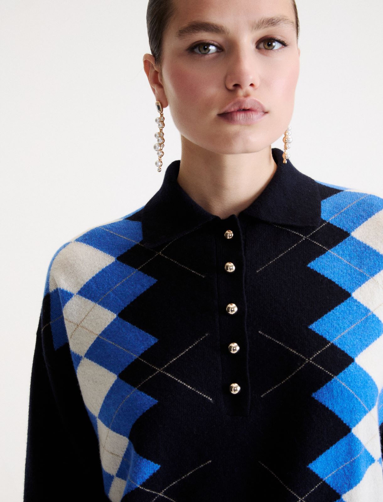 Polo jumper - PERIWINKLE BLUE - Marella - 5